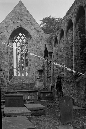 ABBEY DOMINICAN PRIORY S.WALL SHOWING LINCET & E. WINDOW